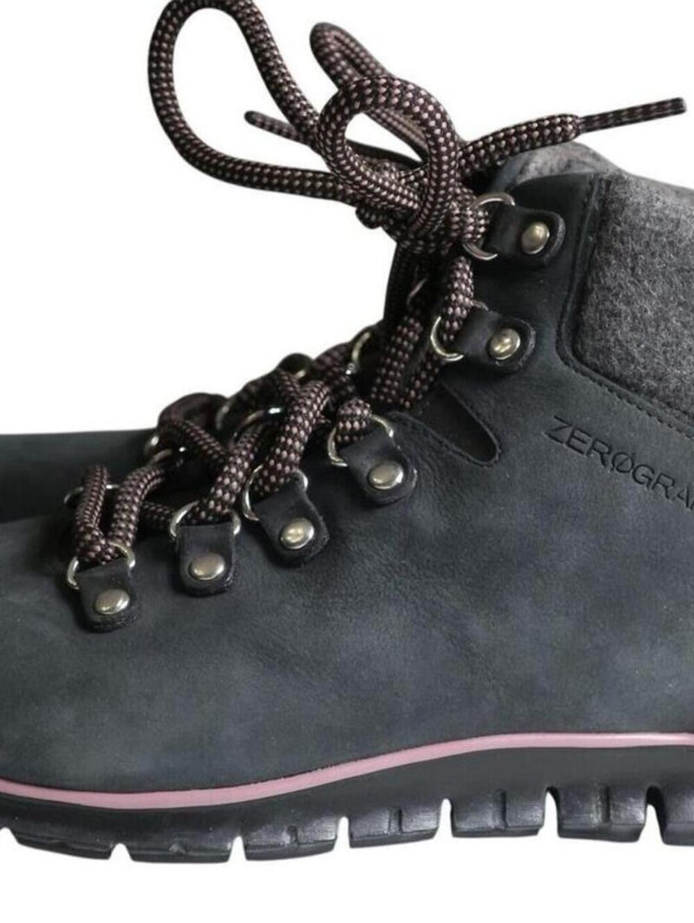 Cole Haan Zerogrand Waterproof Leather and Manmade Hiking Boots Size 7B